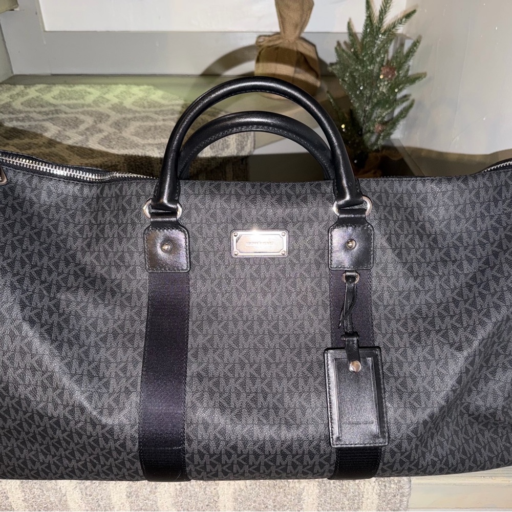 Michaels Kors Black Duffle Bag